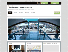 Tablet Screenshot of goldstarresortsuites.nicehotels.it